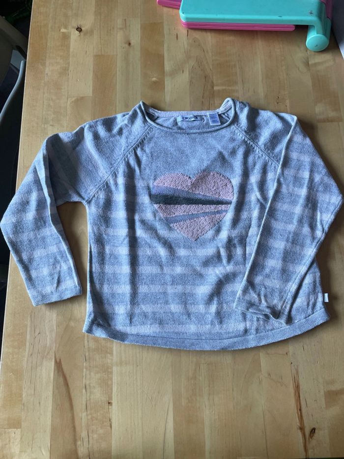 Pull léger à sequins réversibles okaidi 4 ans - photo numéro 2