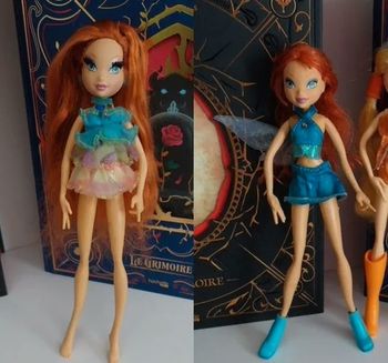 Deux Poupées Bloom Glam Magic Enchantix 2007 + Bloom Charmix Winx Club Mattel