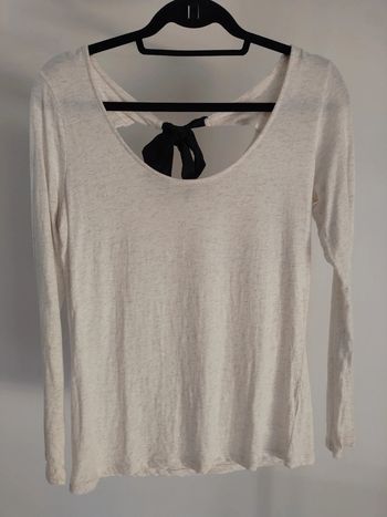 Etam t-shirt manches longues beige M