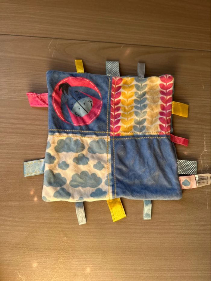 Lot Doudou plat carré et pleuche Bourriquet - photo numéro 2