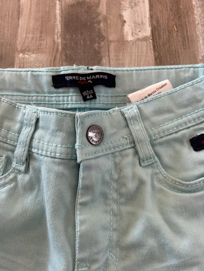 Short jean Terre de marin T4 ans - photo numéro 2