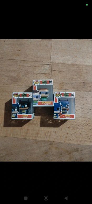 Lot de 3 Bitty Pop Batman
