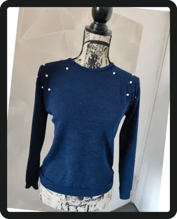 Pull avec perle