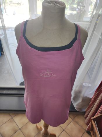 Top lila Taille XL Domyos
