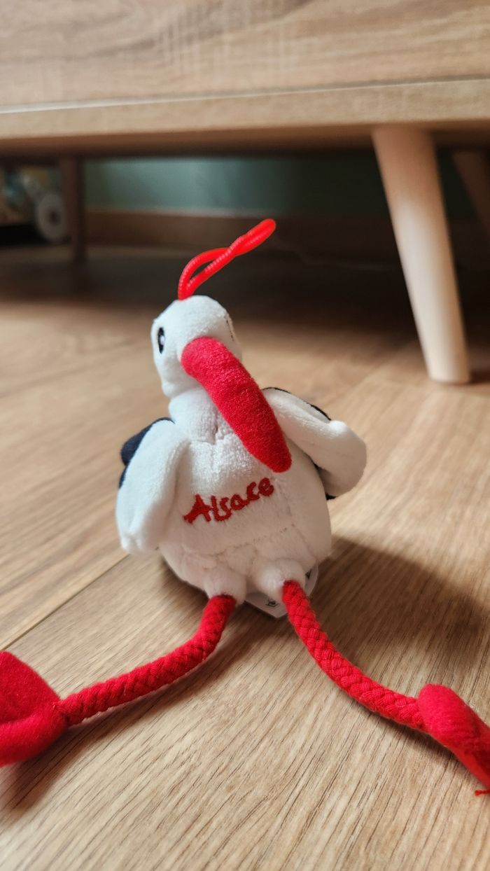 Peluche cigogne souvenir – Alsace - photo numéro 2