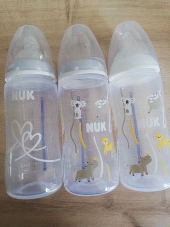Biberons NUK x3