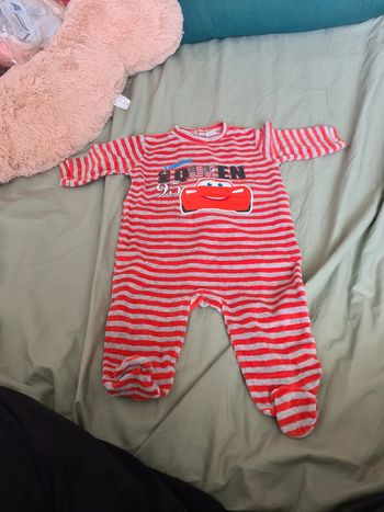 Pyjama velours cars