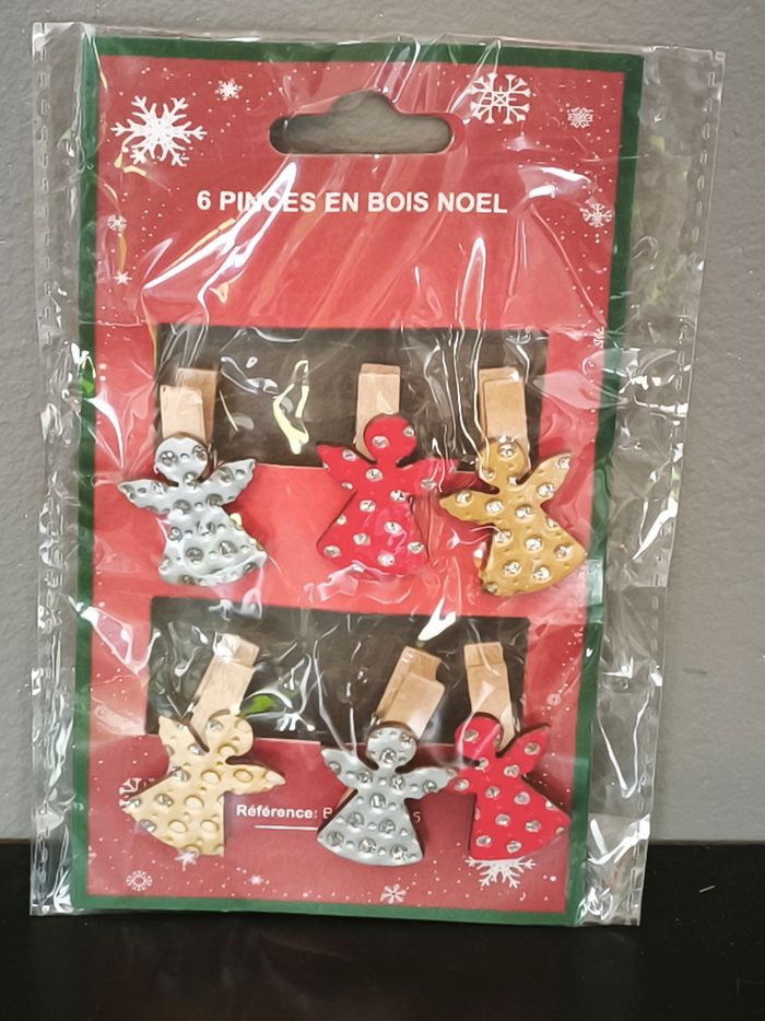 Pinces en bois décoratives - photo numéro 1