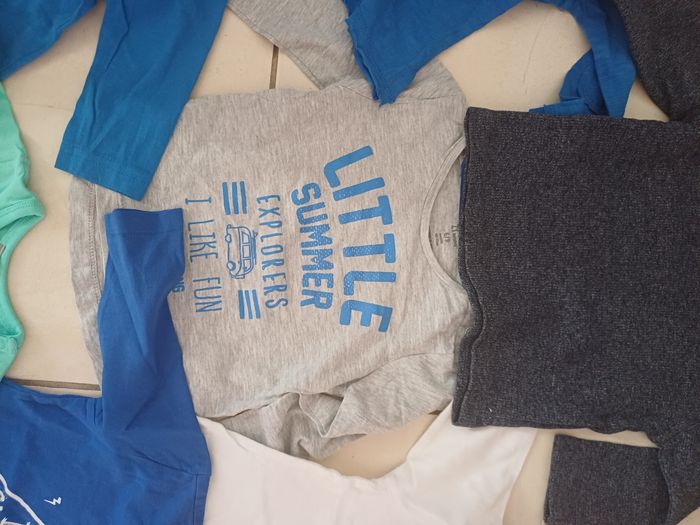 Lot 11 tee shirts manches longues bébé garçon - photo numéro 5