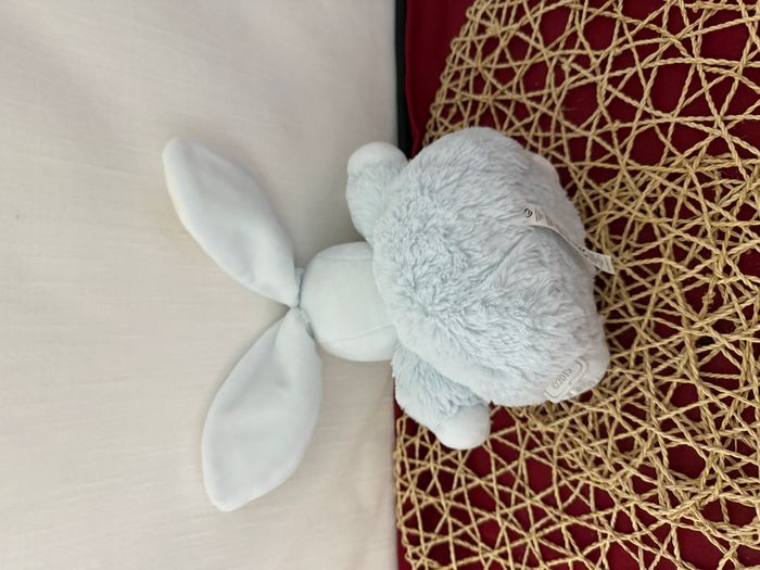 PERLE - PELUCHE PATAPOUF LAPINOU BLEU - photo numéro 3