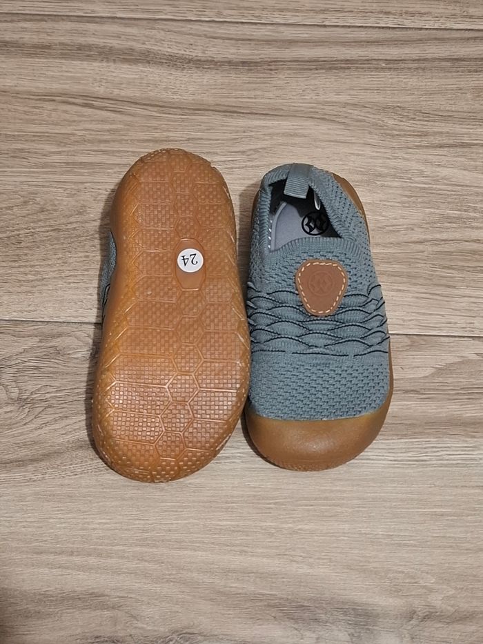 Chaussure chausson mémoire de forme enfant bébé gris - photo numéro 2