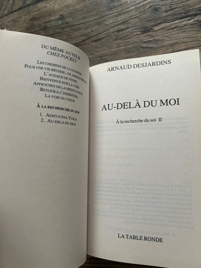 Livre pocket - Arnaud Desjardins - Au delà du moi - à la recherche du soi volume 2 - photo numéro 4