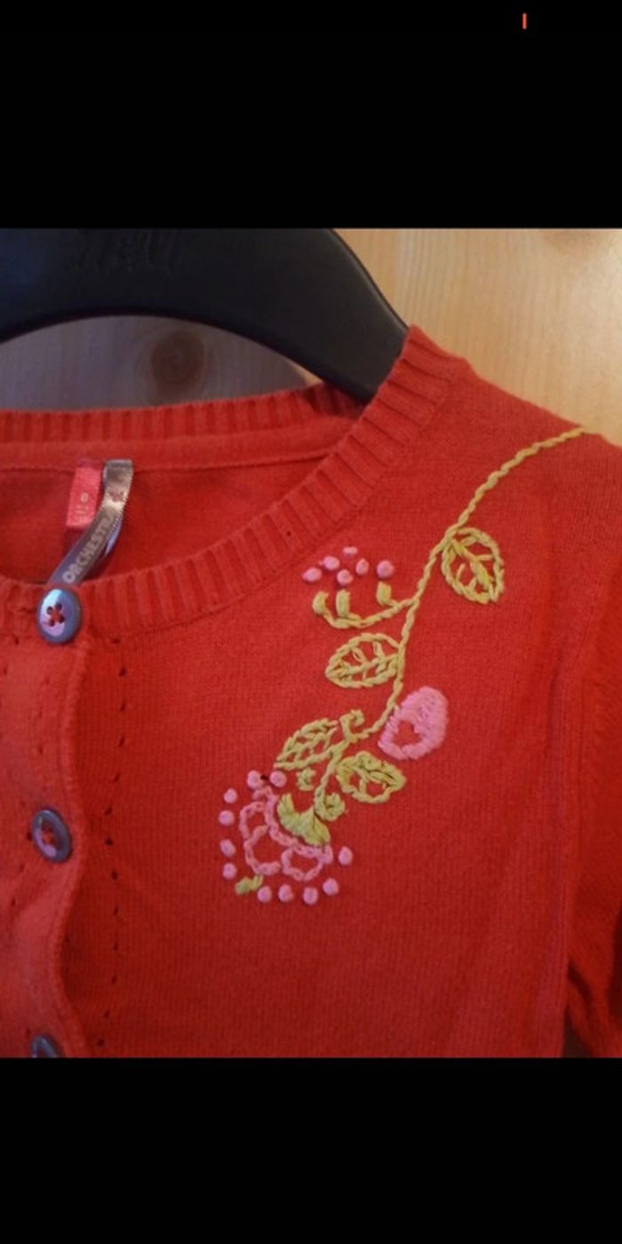 Gilet court à fleurs Orchestra. - photo numéro 4