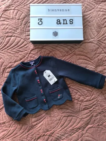 Gilet neuf sergent major 3 ans 98 cm