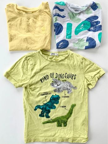 Lot de 3 t-shirt 👕 manches courtes 6 ans