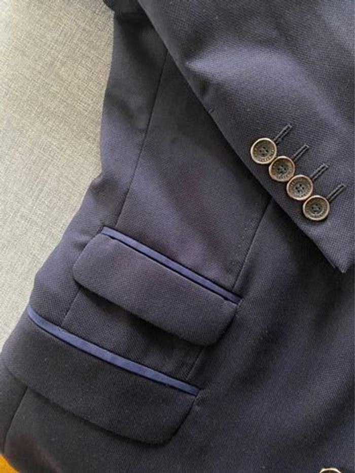 Veste Blazer - Zara Man - bleu taille 46 - photo numéro 2