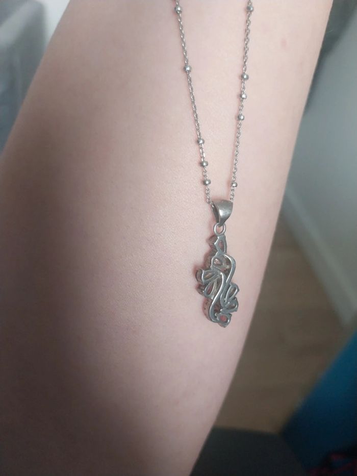 Collier en argent vintage made in italy - photo numéro 2