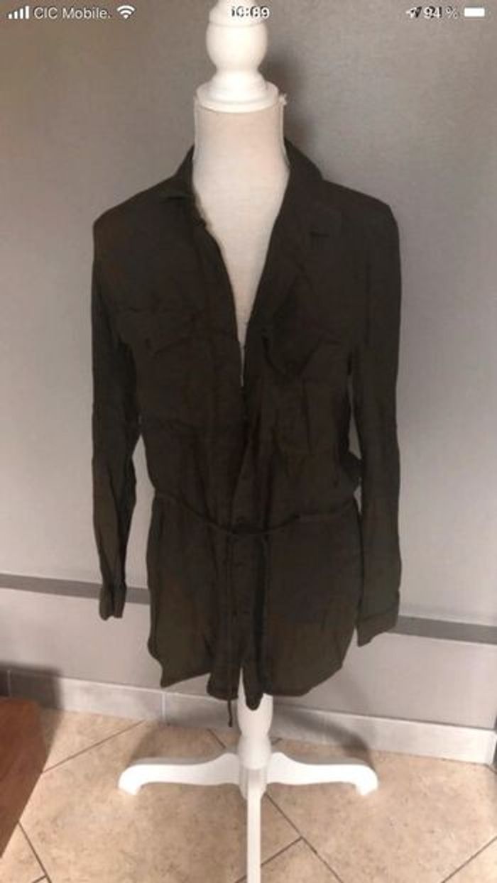 Chemise kaki