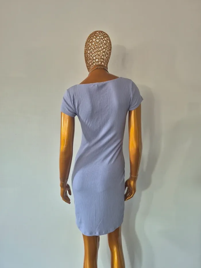 Robe Manches Courtes Lila Femme Taille S/36 - photo numéro 2