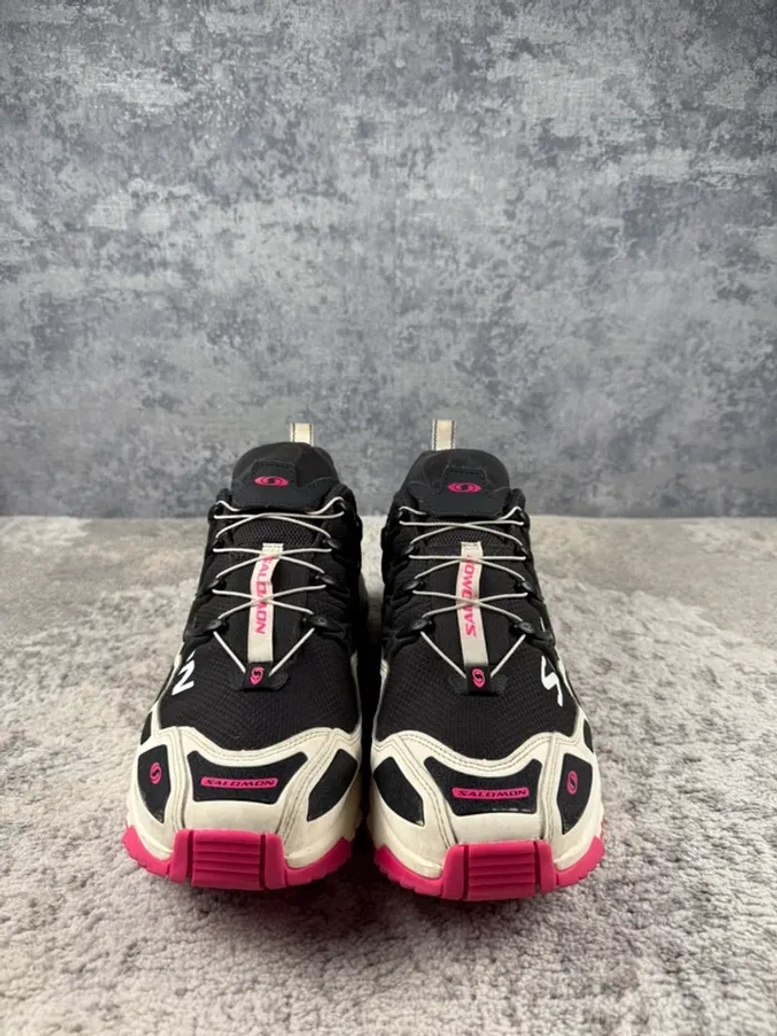 Salomon ACS+ Heritage - Black & White & Pink - photo numéro 2