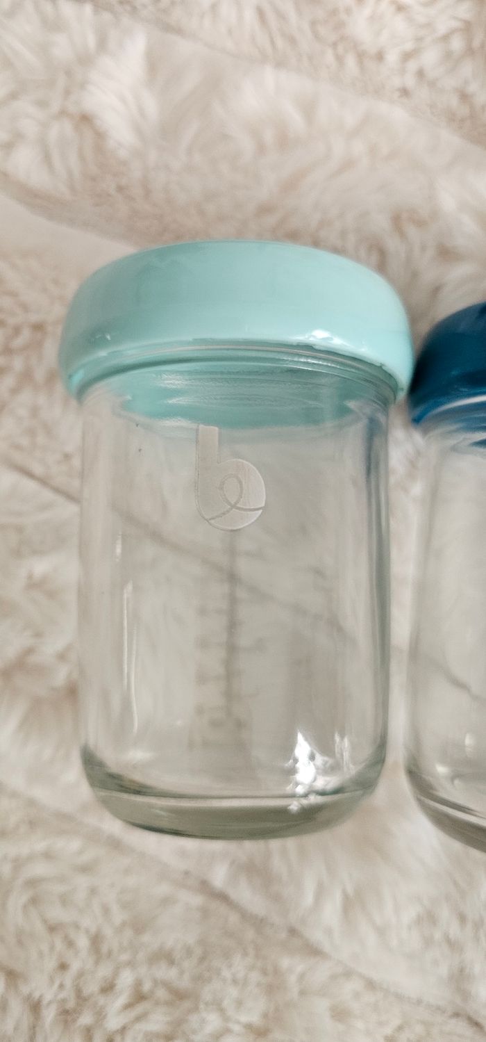 Lot de 4 grands pot en verre Babybols babymoov Neufs - photo numéro 2