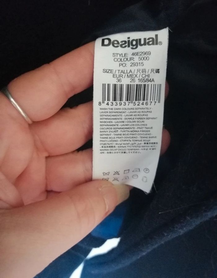 Manteau laine desigual - photo numéro 8