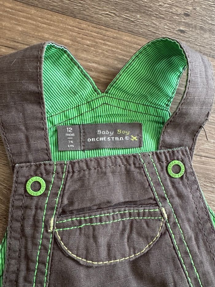 - Salopette short Orchestra - 12 mois - Très bon état - photo numéro 2