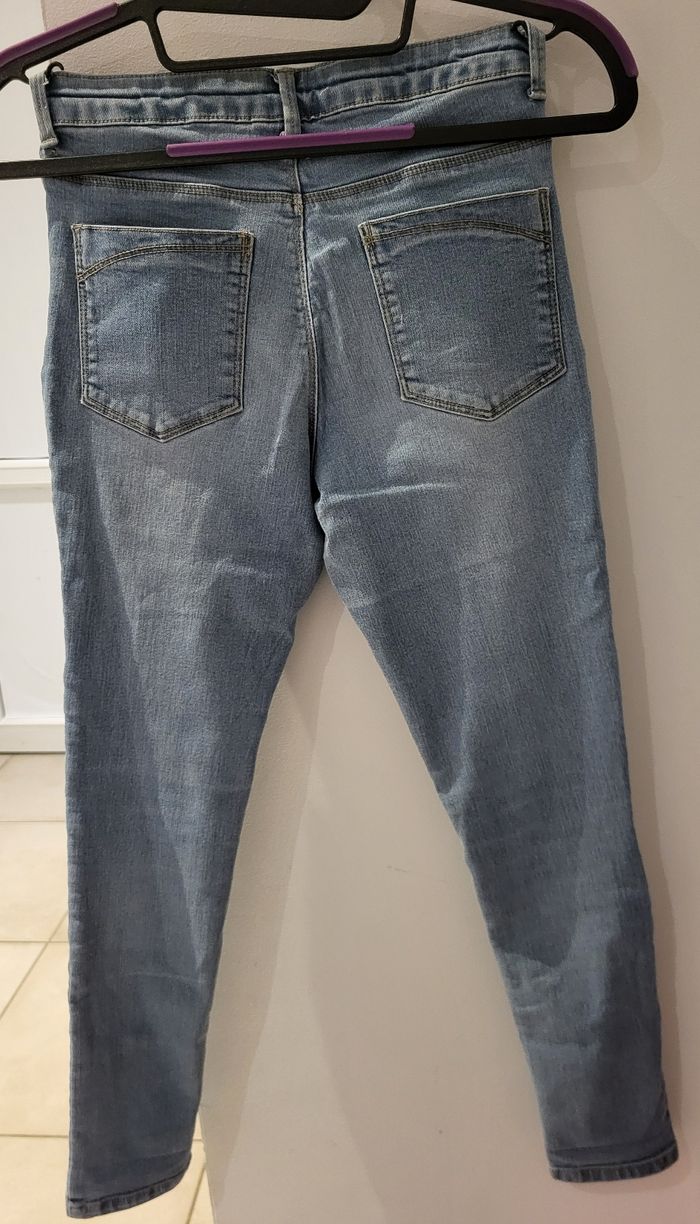 Jeans bleu super skinny 12 ans kiabi - photo numéro 3