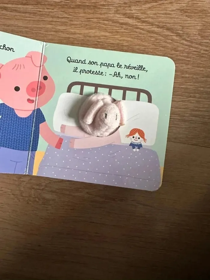 Petit cochon ronchon - mes livres marionnettes - photo numéro 5