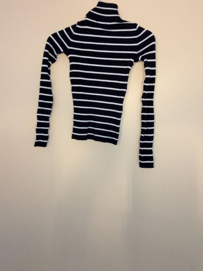 tee shirt manche longue col roulé - photo numéro 2