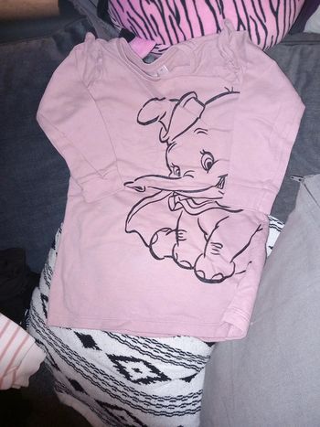 Robe tunique taille 92cm disney dumbo zeeman