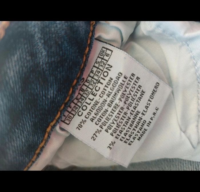 Jean skinny fit bleu excellent état taille 34 - photo numéro 3