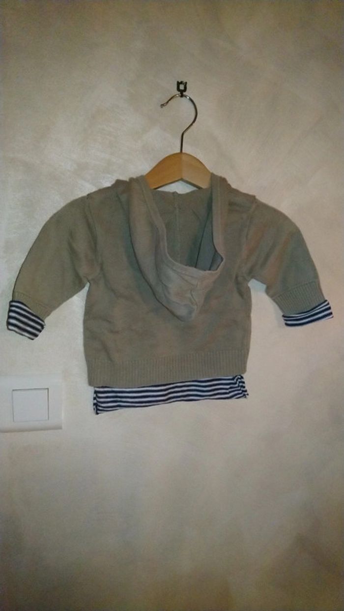 Pull original IKKS taille 6 mois - photo numéro 4