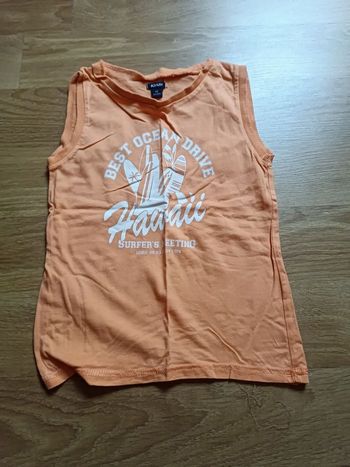 Débardeur orange Kiabi 6 ans