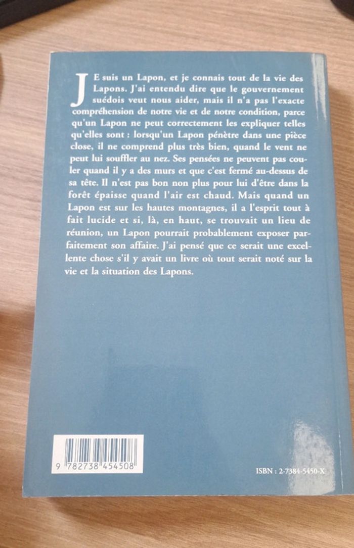 johan turi recit de la vie des lapons edition harmattan pl - photo numéro 3