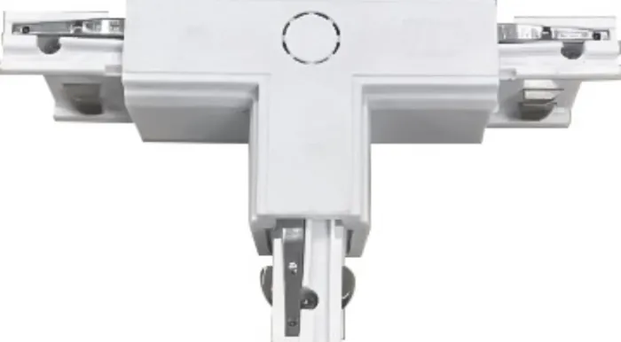 Connecteur T-Gauche pour Rail – Vision-EL – Blanc – 220-240V Neuf