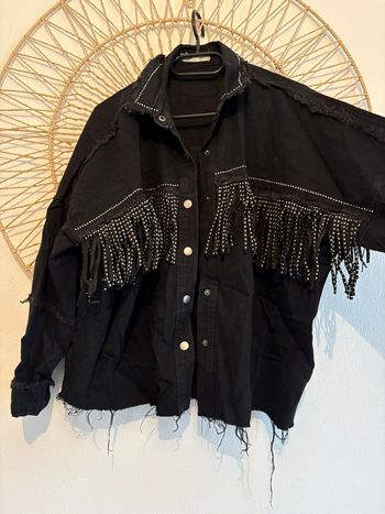 Veste en jean style cowboy