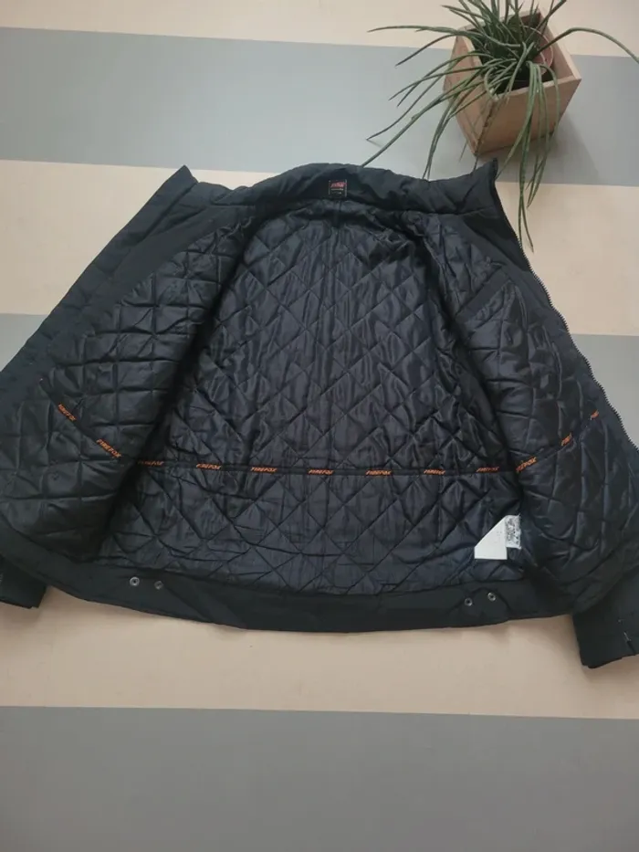 Veste, manteau de moto polo noir taille XL vintage rétro - photo numéro 9
