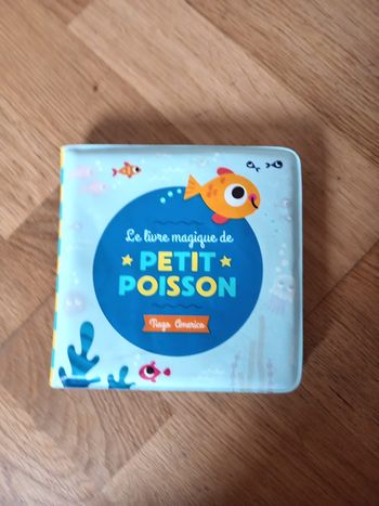 Livre de bain le livre magique de petit poisson