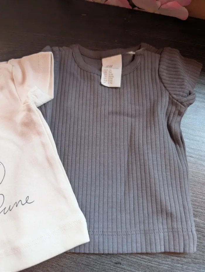 Lot de 2 t-shirts neuf h&m taille 50 - photo numéro 3