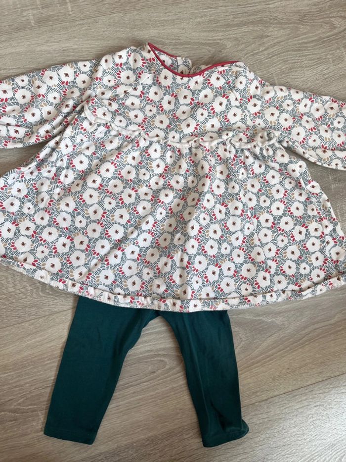 Ensemble chaud bébé fille 6 mois