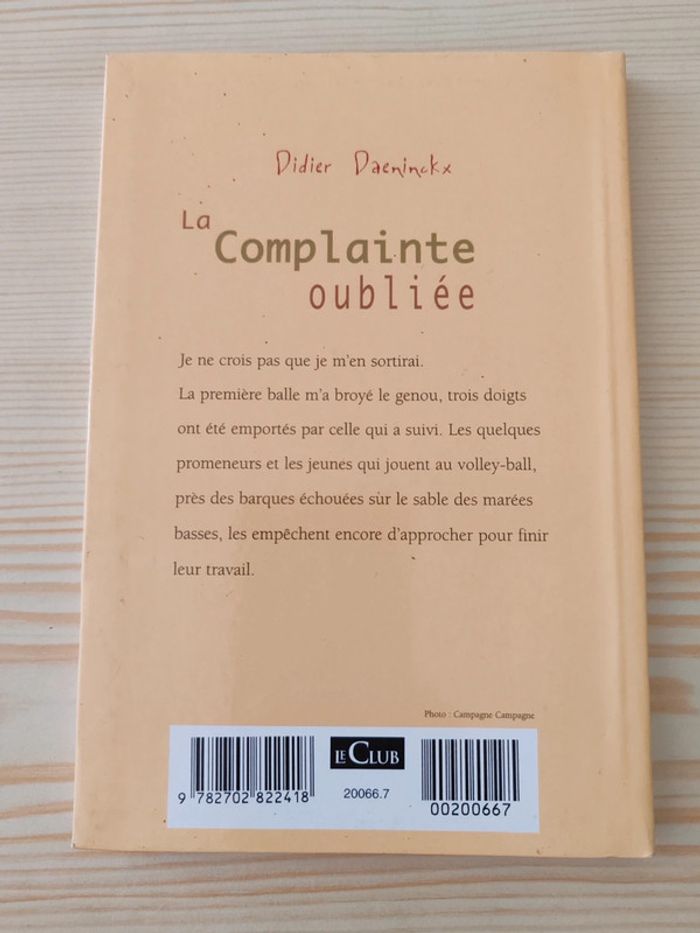 Didier Daeninckx 🌸 La complainte oubliée - photo numéro 2