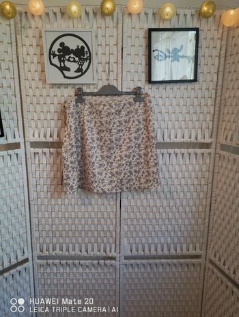 💕Jolie Jupe portefeuille fleurie BZB   - femme TL / 40 tendance et féminine 💕