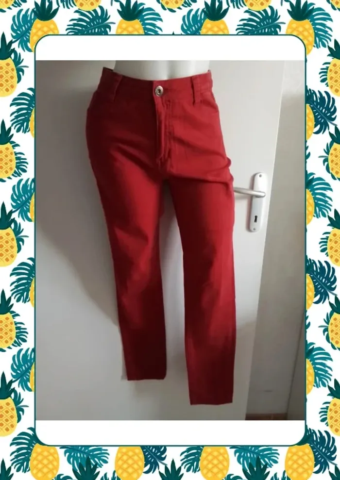 Pantalon rouge - photo numéro 2