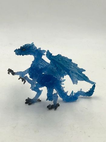 Figurine Dragon bleu Plastoy 11 cm