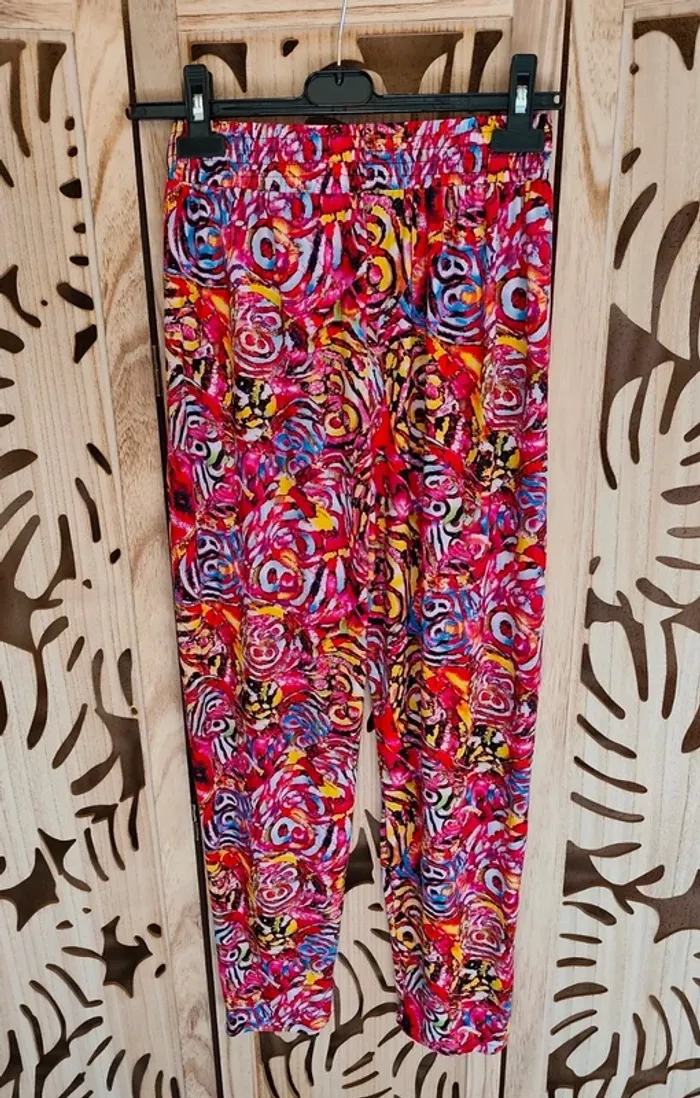 Pantalon fluide et légère imprimée - photo numéro 3