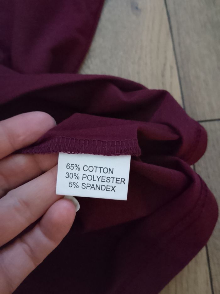 T-shirt bordeaux pour homme manches courtes XL Blue Soul - photo numéro 4