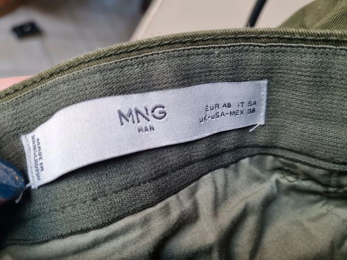 Pantalon en jeans kaki - photo numéro 3