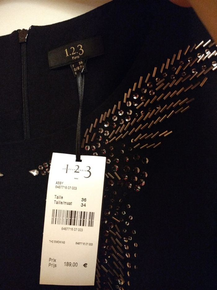 Magnifique robe 1,2,3 oiseaux brillants - photo numéro 3