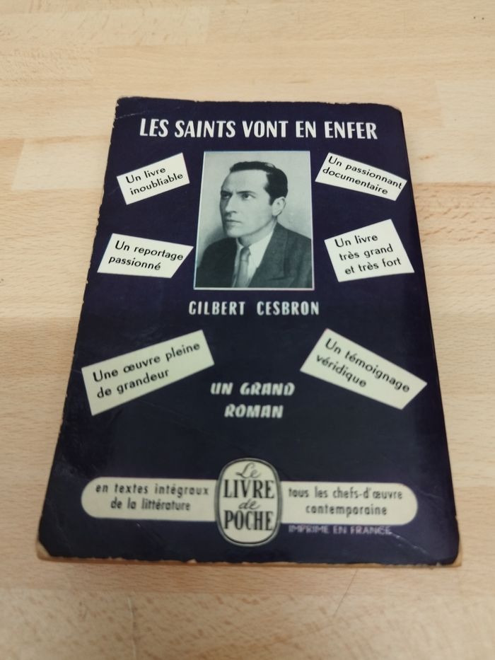 LES SAINTS VONT EN ENFER
GILBERT CESBRON - photo numéro 2